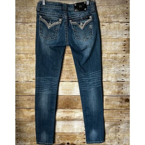 MISS ME CASUAL CLASSIC EVERYDAY WEAR FESTIVAL CONCERT STRETCH WESTERN JEANS - Picture 2 of 5